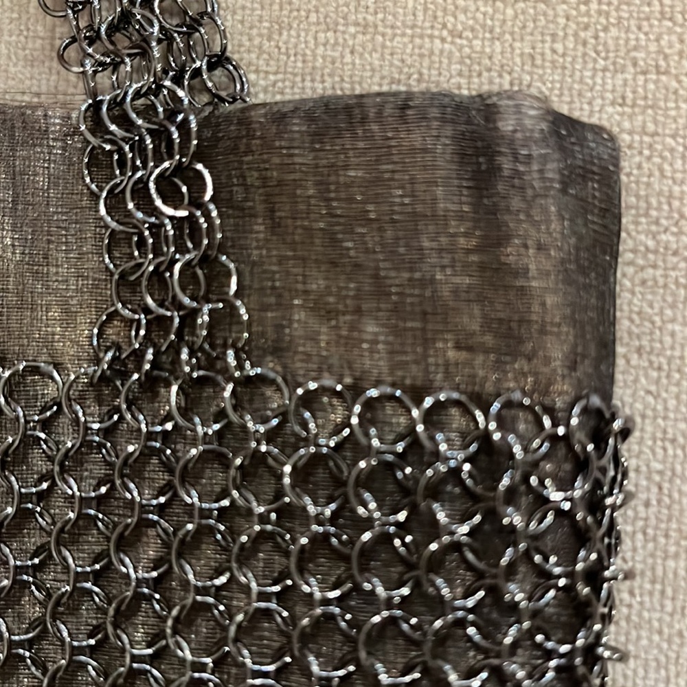 Nancy Bacich Mesh Metal Chain Mail Vintage Bag - Picture 8 of 17